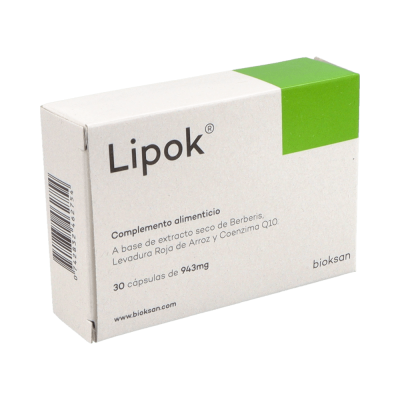 Comprar LIPOK 30 CAPSULAS al mejor precio en NuestraFarma, tu farmacia online