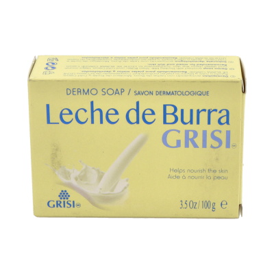 Comprar GRISI DERMOJABON LECHE DE BURRA 100 G al mejor precio en NuestraFarma, tu farmacia online