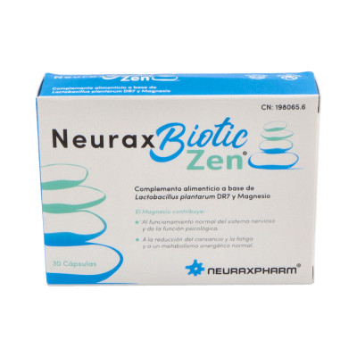 Comprar NEURAXBIOTIC ZEN 30 CAPSULAS al mejor precio en NuestraFarma, tu farmacia online