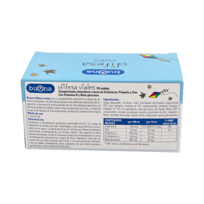 Comprar BUONA DIFESA VIALES 14 VIALES 10 ML al mejor precio en NuestraFarma, tu farmacia online