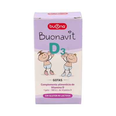 Comprar BUONA BUONAVIT D3 GOTAS 12 ML al mejor precio en NuestraFarma, tu farmacia online