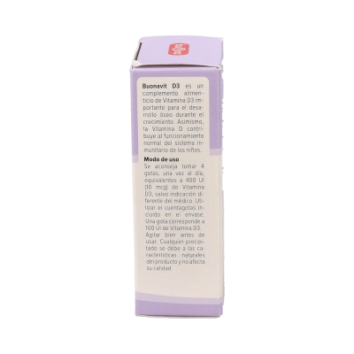Comprar BUONA BUONAVIT D3 GOTAS 12 ML al mejor precio en NuestraFarma, tu farmacia online