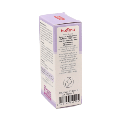 Comprar BUONA BUONAVIT D3 GOTAS 12 ML al mejor precio en NuestraFarma, tu farmacia online