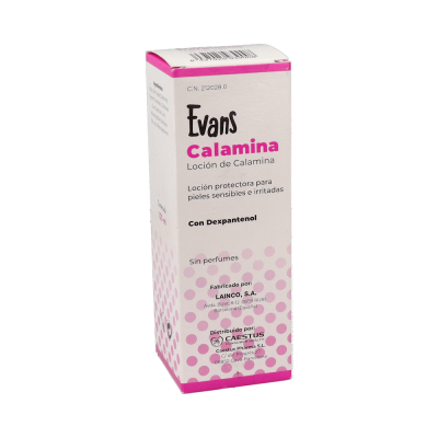 Comprar EVANS CALAMINA 125 ML al mejor precio en NuestraFarma, tu farmacia online