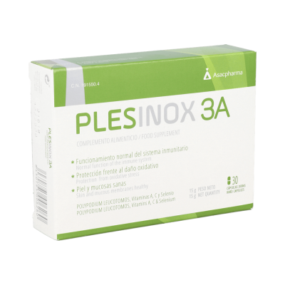 Comprar PLESINOX 3A 30 CAPSULAS al mejor precio en NuestraFarma, tu farmacia online