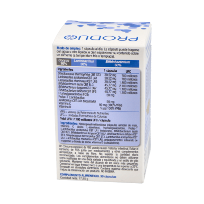 Comprar PRODUO DIGESTIVE VITALITY 50+ 30 CAPSULAS al mejor precio en NuestraFarma, tu farmacia online