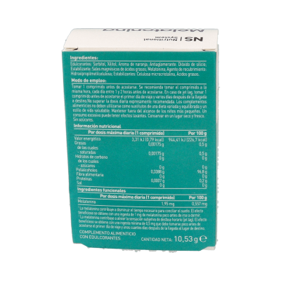 Comprar NS MELATONINA 1,95 MG 30 COMPRIMIDOS MASTICABLES SABOR NARANJA al mejor precio en NuestraFarma, tu farmacia online