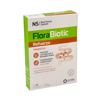 Comprar NS FLORABIOTIC REFUERZO 30 CAPSULAS al mejor precio en NuestraFarma, tu farmacia online