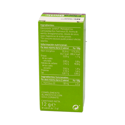 Comprar NS FLORABIOTIC RECUPERADOR INSTANT 8 SOBRES BUCODISPERSABLES 1,5 G SABOR VAINILLA al mejor precio en NuestraFarma, tu farmacia online