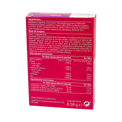 Comprar NS GINEPROTECT FEMIBIOTIC 30 CAPSULAS al mejor precio en NuestraFarma, tu farmacia online