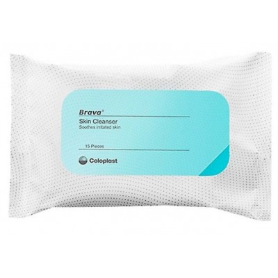 Comprar COLOPLAST BRAVA TOALLITAS LIMPIADORAS 3 ENVASES 15 UNIDADES al mejor precio en NuestraFarma, tu farmacia online