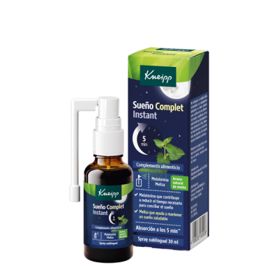 Comprar KNEIPP SUEÑO COMPLET INSTANT SPRAY SUBLINGUAL 30 ML SABOR MENTA al mejor precio en NuestraFarma, tu farmacia online