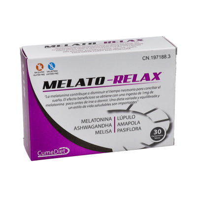 Comprar CUMEDIET MELATO-RELAX 30 COMPRIMIDOS al mejor precio en NuestraFarma, tu farmacia online