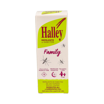 Comprar HALLEY FAMILY REPELENTE DE INSECTOS VAPORIZADOR 100 ML al mejor precio en NuestraFarma, tu farmacia online