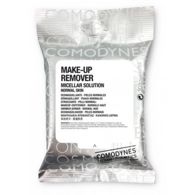 Comprar COMODYNES MAKE UP REMOVER NORMAL SKIN 20 TOALLITAS al mejor precio en NuestraFarma, tu farmacia online