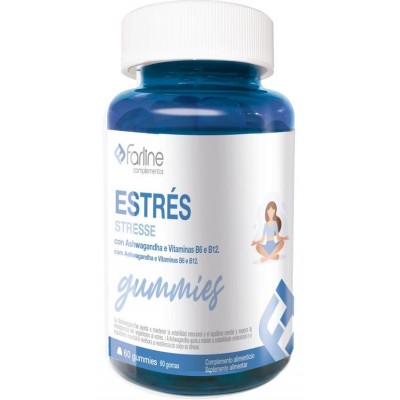 Comprar FARLINE COMPLEMENTOS ESTRES 60 GUMMIES al mejor precio en NuestraFarma, tu farmacia online