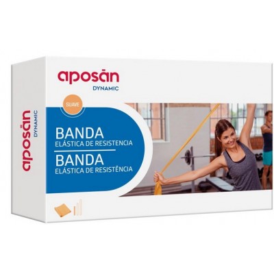 Comprar APOSAN BANDA ELASTIC SUAVE (RESISTENCIA 4,5 - 9,1 KG) al mejor precio en NuestraFarma, tu farmacia online
