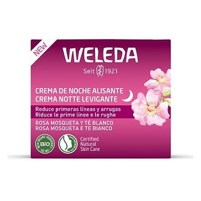 Comprar WELEDA CREMA DE NOCHE ALISANTE ROSA MOSQUETA Y TE BLANCO 40 ML al mejor precio en NuestraFarma, tu farmacia online