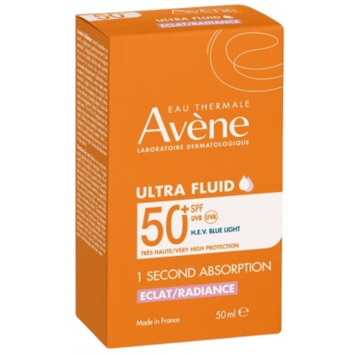 Comprar AVENE ULTRA FLUIDO RADIANCE SPF 50+ 50 ML al mejor precio en NuestraFarma, tu farmacia online