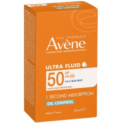 Comprar AVENE ULTRA FLUIDO OIL CONTROL SPF 50 50 ML al mejor precio en NuestraFarma, tu farmacia online