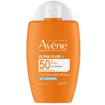 Comprar AVENE ULTRA FLUIDO OIL CONTROL SPF 50 50 ML al mejor precio en NuestraFarma, tu farmacia online