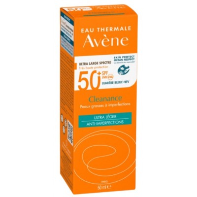 Comprar AVENE CLEANANCE SOLAR SPF 50+ 50 ML al mejor precio en NuestraFarma, tu farmacia online