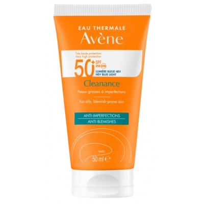 Comprar AVENE CLEANANCE SOLAR SPF 50+ 50 ML al mejor precio en NuestraFarma, tu farmacia online