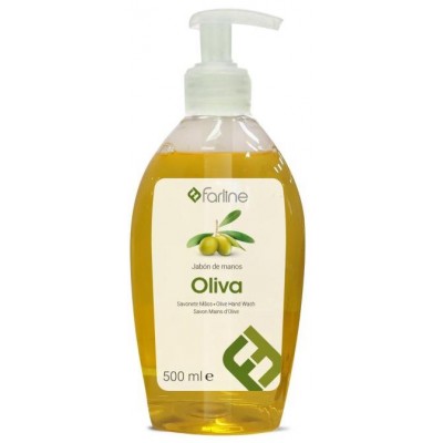 Comprar FARLINE JABON DE MANOS ACEITE DE OLIVA 500 ML al mejor precio en NuestraFarma, tu farmacia online