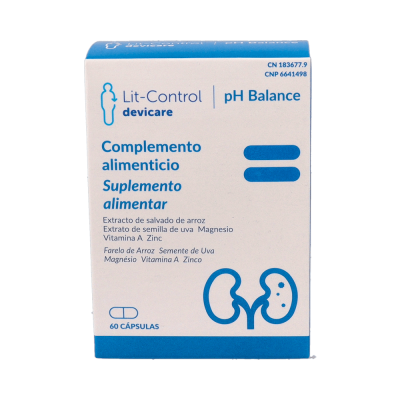 Comprar LIT-CONTROL PH BALANCE 60 CAPSULAS al mejor precio en NuestraFarma, tu farmacia online