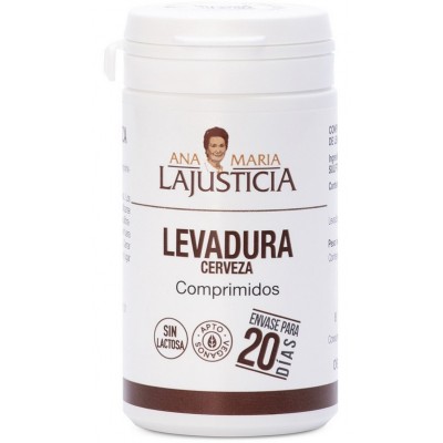 Comprar ANA MARIA LAJUSTICIA LEVADURA DE CERVEZA+GRERMEN DE TRIGO+TIAMINA (B1) 80 COMPRIMIDOS al mejor precio en NuestraFarma, tu farmacia online
