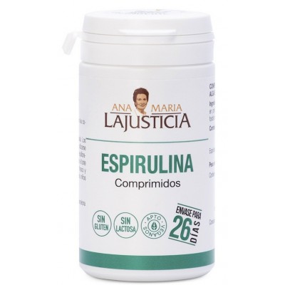 Comprar ANA MARIA LAJUSTICIA ESPIRULINA 160 COMPRIMIDOS al mejor precio en NuestraFarma, tu farmacia online
