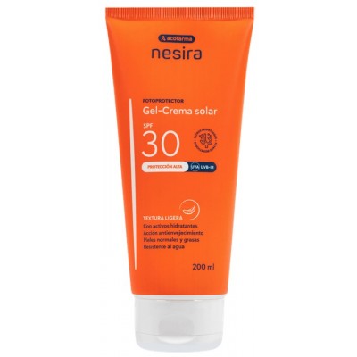 Comprar ACOFARMA NESIRA GEL CREMA SOLAR SPF30 200 ML al mejor precio en NuestraFarma, tu farmacia online