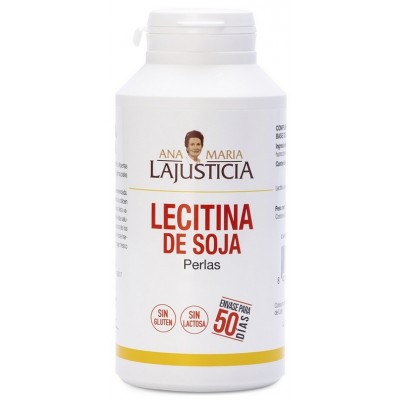 Comprar ANA MARIA LAJUSTICIA LECITINA DE SOJA 300 PERLAS al mejor precio en NuestraFarma, tu farmacia online