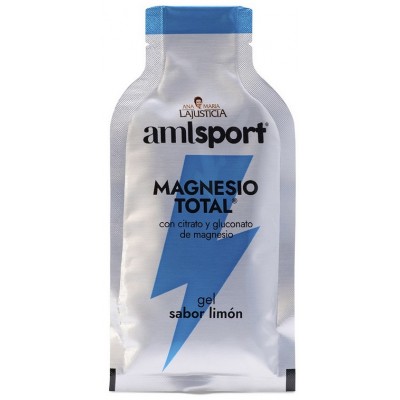 Comprar ANA MARIA LAJUSTICIA AMLSPORT MAGNESIO TOTAL GEL SABOR LIMON 12 SOBRES 20 ML al mejor precio en NuestraFarma, tu farmacia online