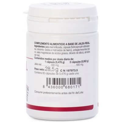 Comprar ANA MARIA LAJUSTICIA JALEA REAL LIOFILIZADA 60 CAPSULAS al mejor precio en NuestraFarma, tu farmacia online