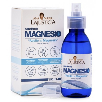 Comprar ANA MARIA LAJUSTICIA ACEITE DE MAGNESIO 150 ML al mejor precio en NuestraFarma, tu farmacia online