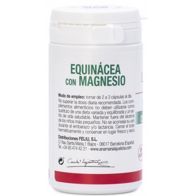 Comprar ANA MARIA LAJUSTICIA EQUINACEA CON MAGNESIO 70 CAPSULAS al mejor precio en NuestraFarma, tu farmacia online