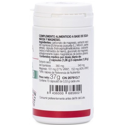 Comprar ANA MARIA LAJUSTICIA EQUINACEA CON MAGNESIO 70 CAPSULAS al mejor precio en NuestraFarma, tu farmacia online