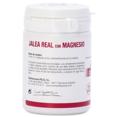 Comprar ANA MARIA LAJUSTICIA JALEA REAL CON MAGNESIO 60 CAPSULAS al mejor precio en NuestraFarma, tu farmacia online