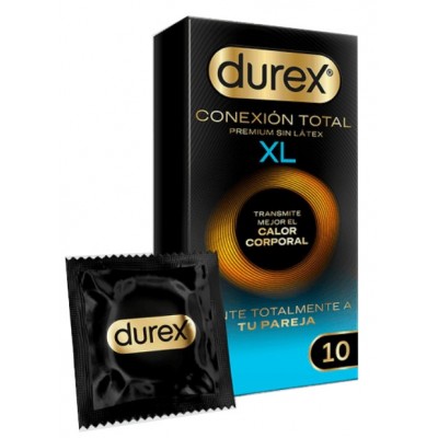 Comprar DUREX CONEXION TOTAL XL 10 PRESERVATIVOS al mejor precio en NuestraFarma, tu farmacia online