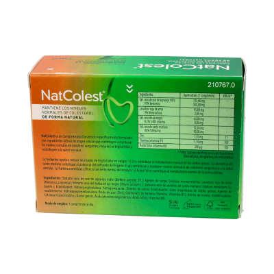Comprar NATCOLEST 30 COMPRIMIDOS al mejor precio en NuestraFarma, tu farmacia online