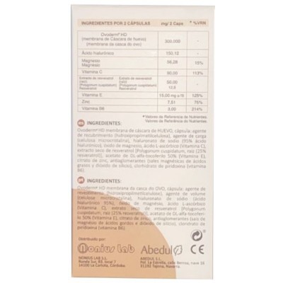 Comprar MIOXBEL OVODERM 60 CAPSULAS al mejor precio en NuestraFarma, tu farmacia online