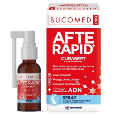 Comprar BUCOMED PRO AFTERAPID CURASEPT SPRAY 15 ML al mejor precio en NuestraFarma, tu farmacia online