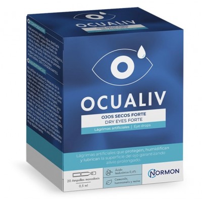 Comprar OCUALIV OJOS SECOS FORTE 20 MONODOSIS 0,5 ML al mejor precio en NuestraFarma, tu farmacia online