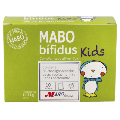 Comprar MABOBIFIDUS KIDS 10 SOBRES al mejor precio en NuestraFarma, tu farmacia online