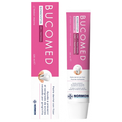 Comprar BUCOMED PASTA GINGIVITIS SABOR MENTA 125 ML al mejor precio en NuestraFarma, tu farmacia online