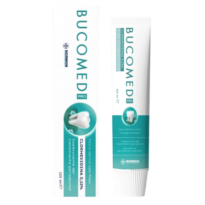 Comprar BUCOMED PASTA CLORHEXIDINA 0,12% 125 ML al mejor precio en NuestraFarma, tu farmacia online