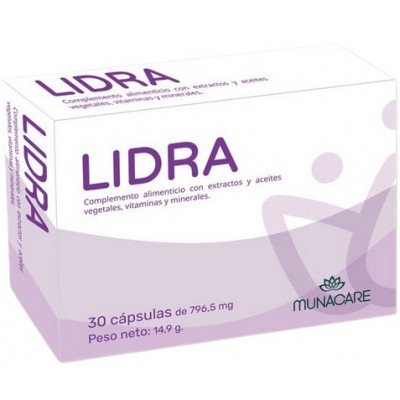 Comprar LIDRA 30 CAPSULAS al mejor precio en NuestraFarma, tu farmacia online