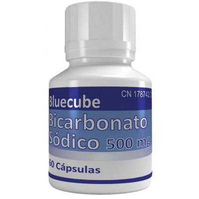 Comprar BLUECUBE BICARBONATO SODICO 500 MG 60 CAPSULAS al mejor precio en NuestraFarma, tu farmacia online