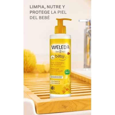 Comprar WELEDA BABY CHAMPU Y GEL DE DUCHA DE CALENDULA 400 ML al mejor precio en NuestraFarma, tu farmacia online
